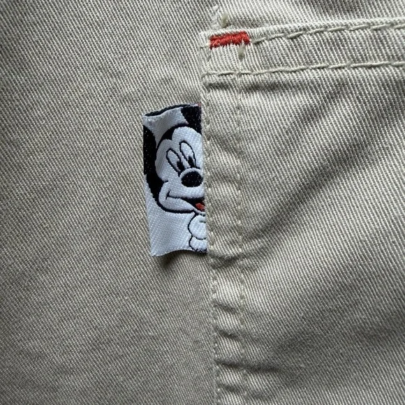 Vintage Disney Mickey Unlimited Jumper Dress XL Embroidered Mickey Birdhouse - Picture 4 of 13